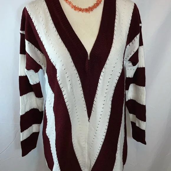 QIXING V Neck Sweater. - Picture 1 of 4